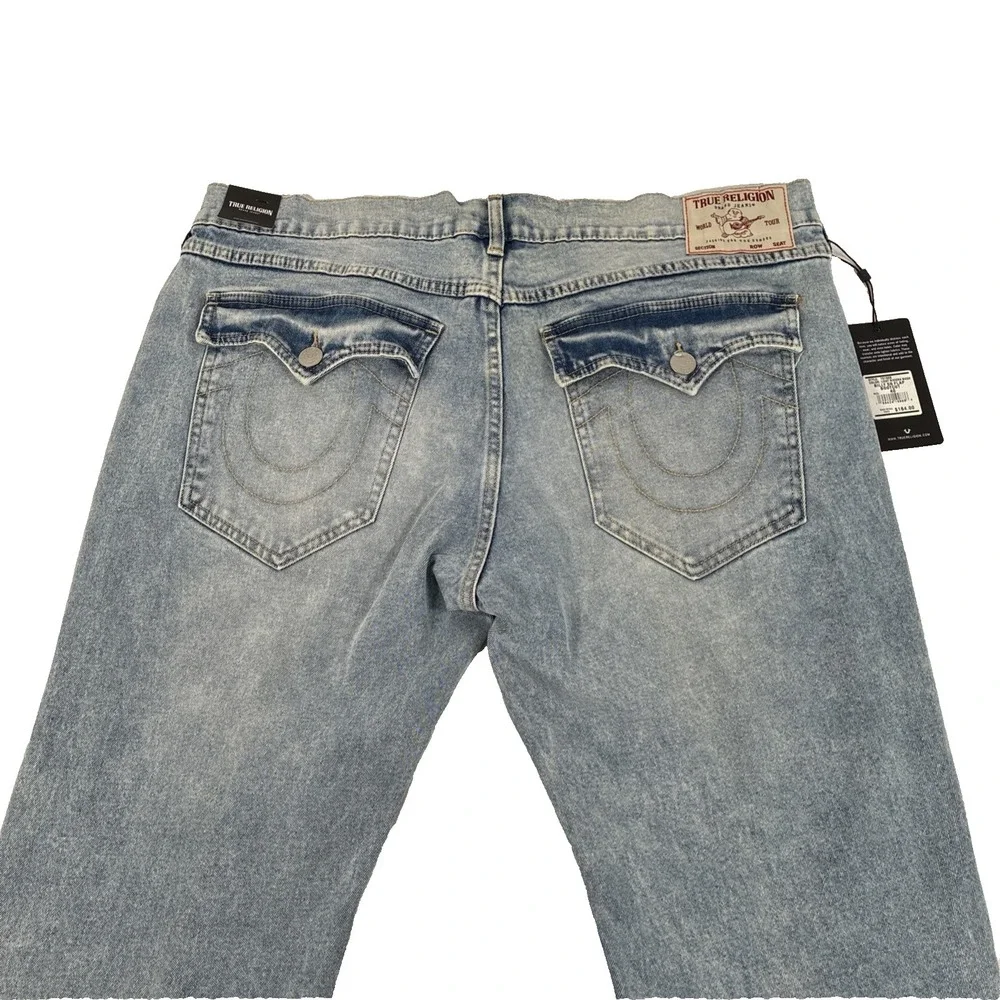 New Mens True Religion Billy Flap Relaxed Bootcut Jeans Size 40x33.5 NWT $164